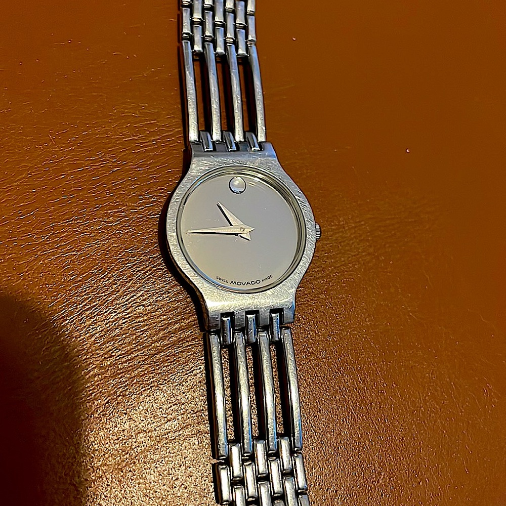 Vintage working Silver Movado Watch